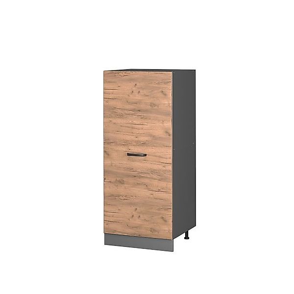 Vicco Hochschrank R-Line Küchenkommode Goldkraft Eiche/Anthrazit 60 cm günstig online kaufen