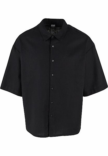 URBAN CLASSICS Langarmhemd "Urban Classics Herren Boxy Cotton Linen Shirt", günstig online kaufen