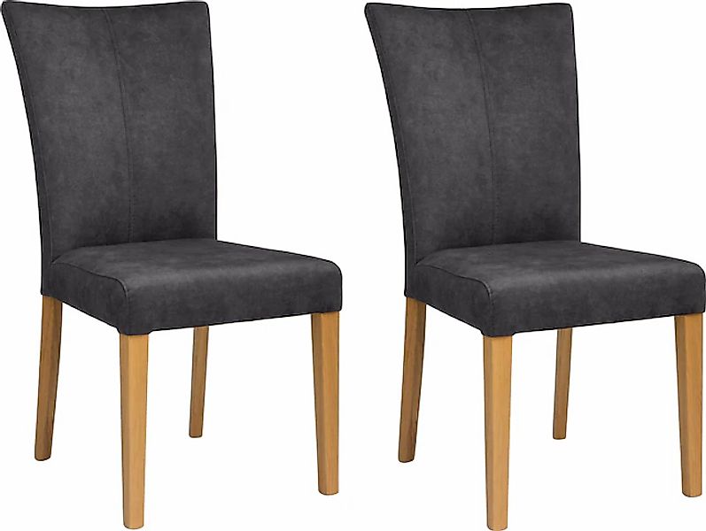 Home affaire Esszimmerstuhl »Aspen Polsterstuhl«, (Set), 2 St., Samtvelours günstig online kaufen