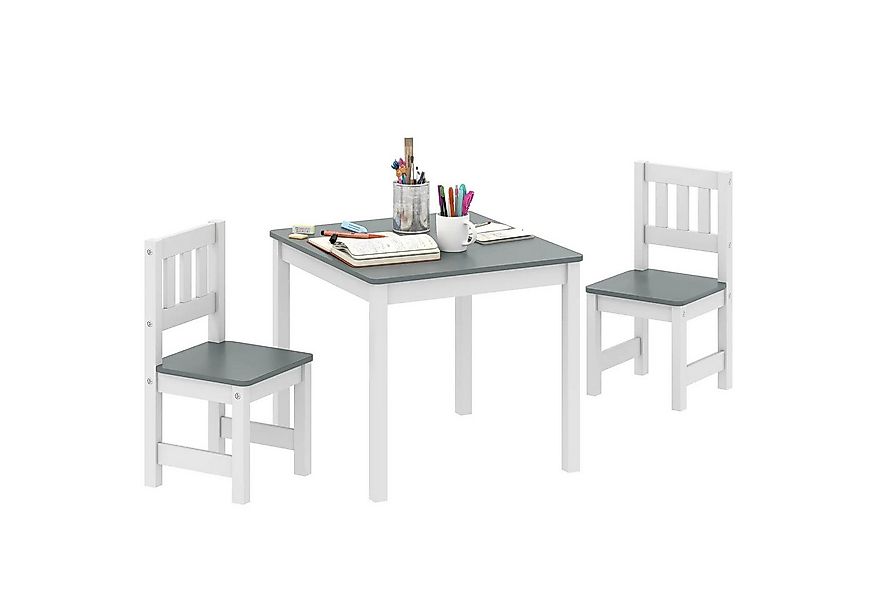 BlingBin Kindersitzgruppe Kindertisch mit 2 Stühlen, Kinderzimmer Tisch & S günstig online kaufen