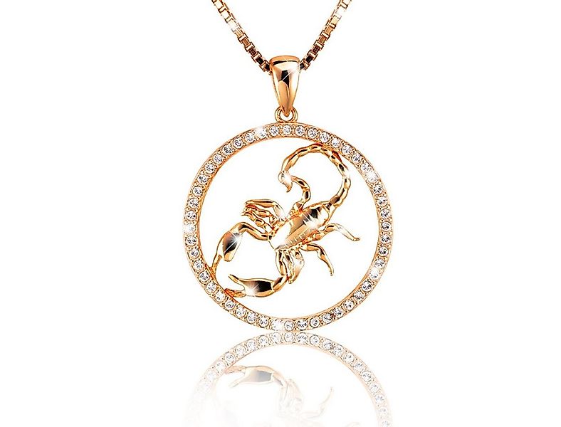 PAVELS Kette mit Anhänger Shine Skorpion, Elegante Sternzeichenkette für de günstig online kaufen