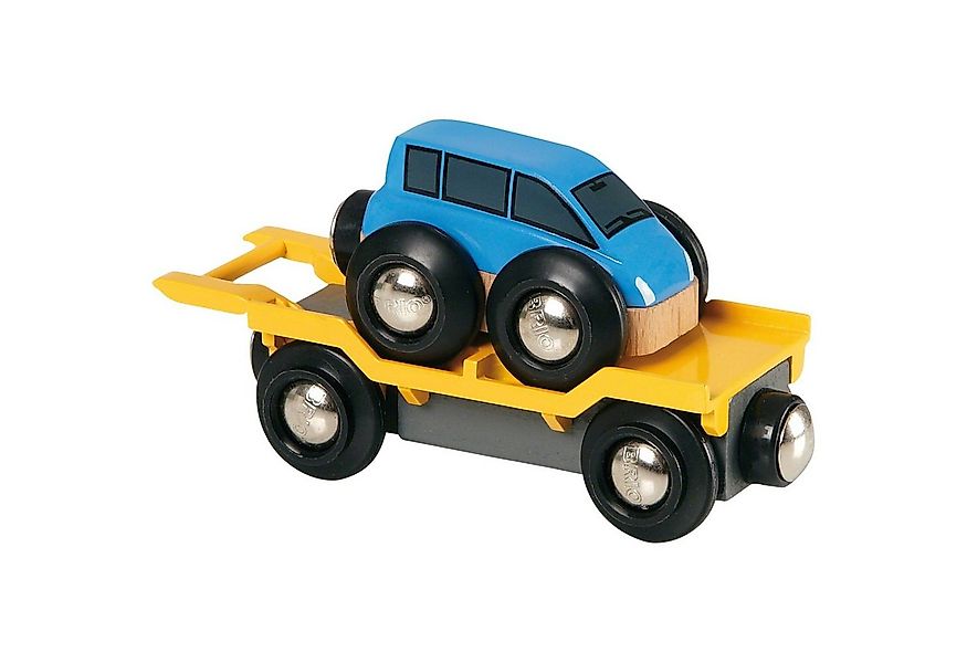 BRIO® Spielzeugeisenbahn-Set BRIO World World Autotransporter mit Rampe günstig online kaufen