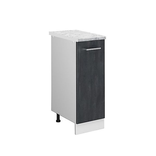 Vicco Apothekerschrank R-Line Medizinschrank für die Küche Schwarz Beton 30 günstig online kaufen