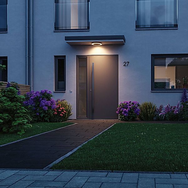 Paulmann Deckenleuchte »Circula«, 1 flammig, Deckenlampe, nickel-matt, 22,5 günstig online kaufen