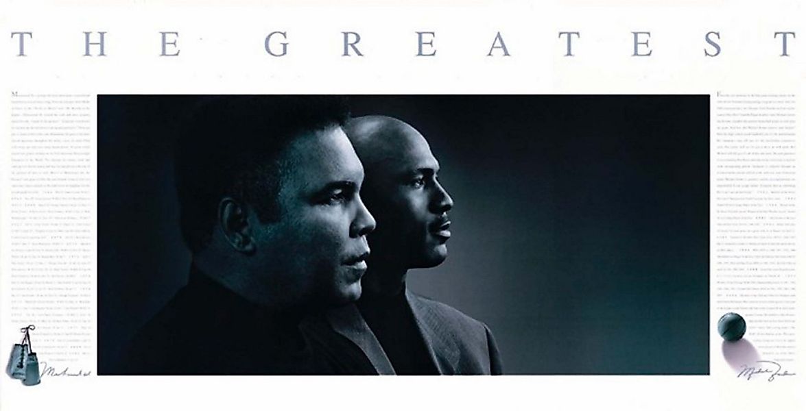 Close Up Poster Michael Jordan & Muhammad Ali Poster 95 x 48 cm günstig online kaufen