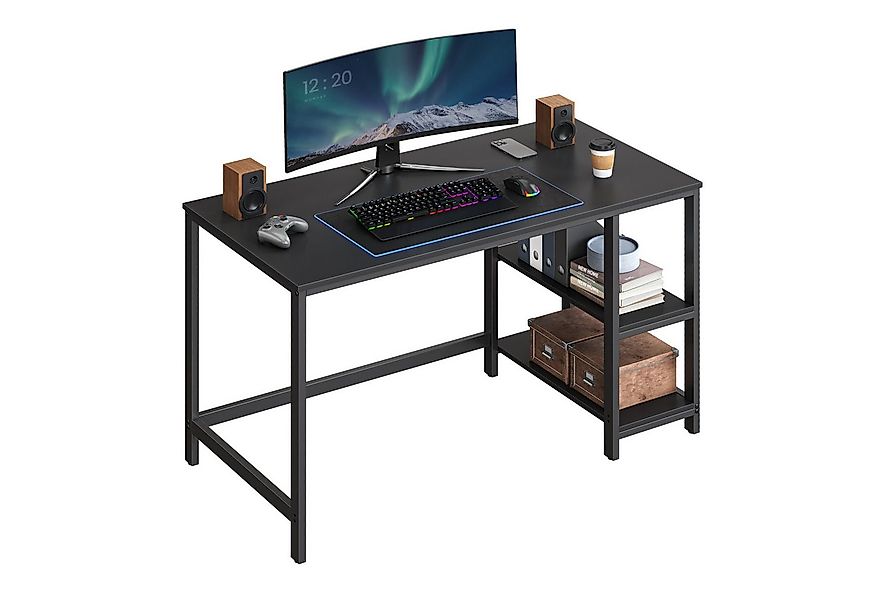 VASAGLE Schreibtisch Computertisch, Tisch, Bürotisch, 100/120/140cm, mit 2 günstig online kaufen