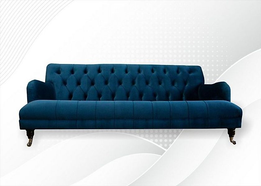 JVmoebel Chesterfield-Sofa Chesterfield 3 Sitzer Design Sofa Couch 190cm, M günstig online kaufen