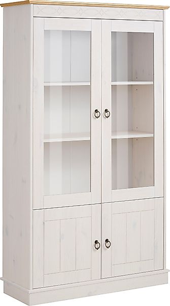 Home affaire Vitrine Indra aus massiver günstig online kaufen