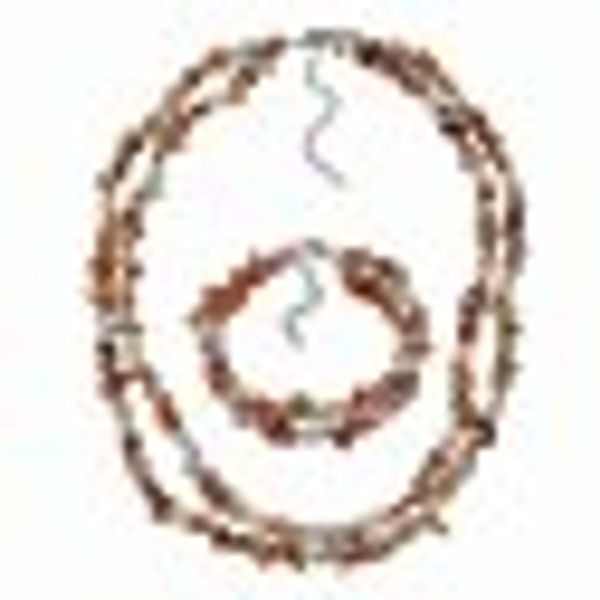 Schmuckset Set aus Collier und Armband 2 -reihig Achatsplitter günstig online kaufen