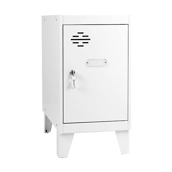 PROREGAL Schließfachwürfel AMEGO HxBxT 57,5 x 40 x 50 cm Mit Standfüße Weiß günstig online kaufen