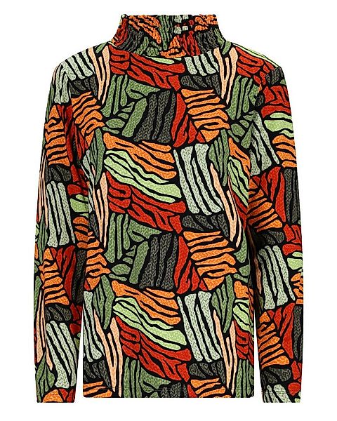 Hajo Langarmshirt Shirt mit Stehkragen günstig online kaufen