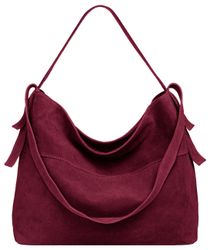 Caspar Schultertasche große Vintage Damen Leder günstig online kaufen