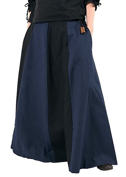 Battle Merchant Ritter-Kostüm Markt-Mittelalter Rock Schwarz/Blau Größe XXL günstig online kaufen