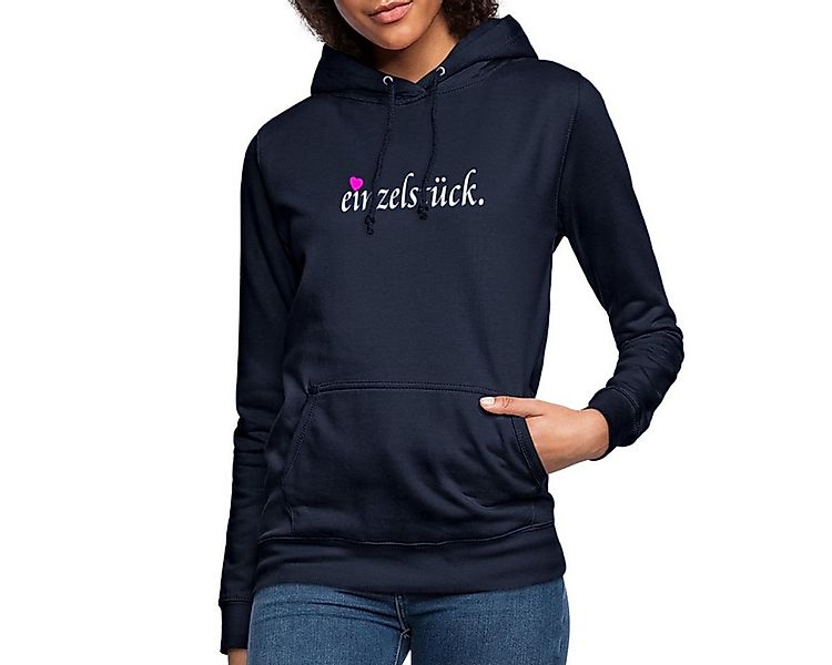 Spreadshirt Hoodie Einzelstück Mit Herz Damen Hoodie (1-tlg) günstig online kaufen