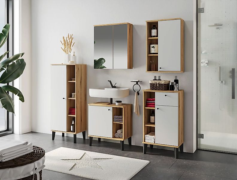 Home affaire Badspiegel "Oslo, Spiegelschrank in Eiche Evoke, Spiegel im sk günstig online kaufen