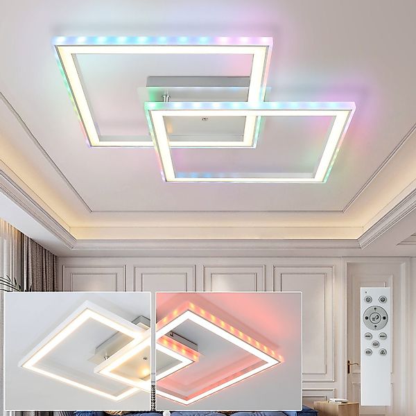 ZMH LED Deckenleuchte Whonzimmer Schlafzimmerlampe Dimmbar günstig online kaufen