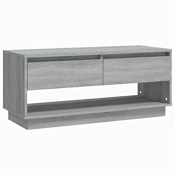 vidaXL TV-Schrank TV-Schrank Braun Eichen-Optik 102x41x44 cm Spanplatte Low günstig online kaufen