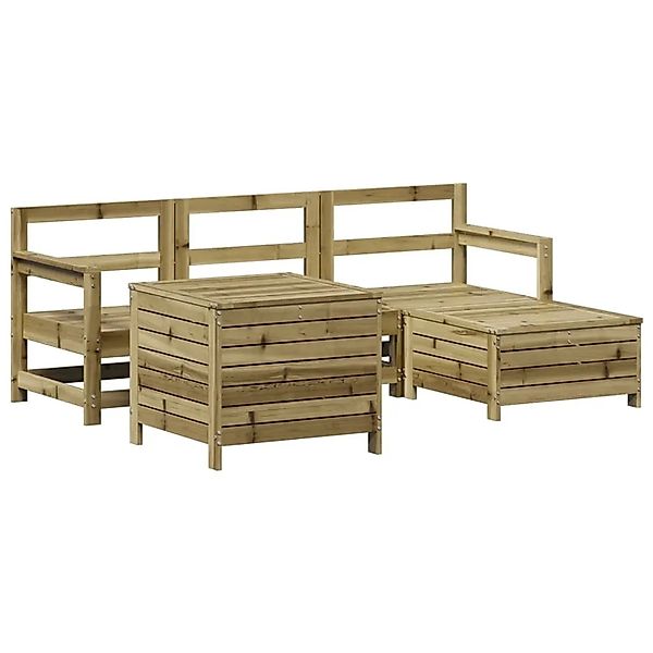 vidaXL 5-Tlg Garten-Sofagarnitur Kiefernholz Imprägniert 3250499 günstig online kaufen