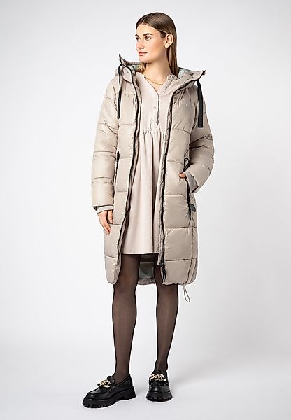 SUBLEVEL Wintermantel Langer Damen Steppmantel mit günstig online kaufen