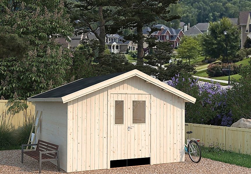 Palmako Gerätehaus "Lucas", natur günstig online kaufen