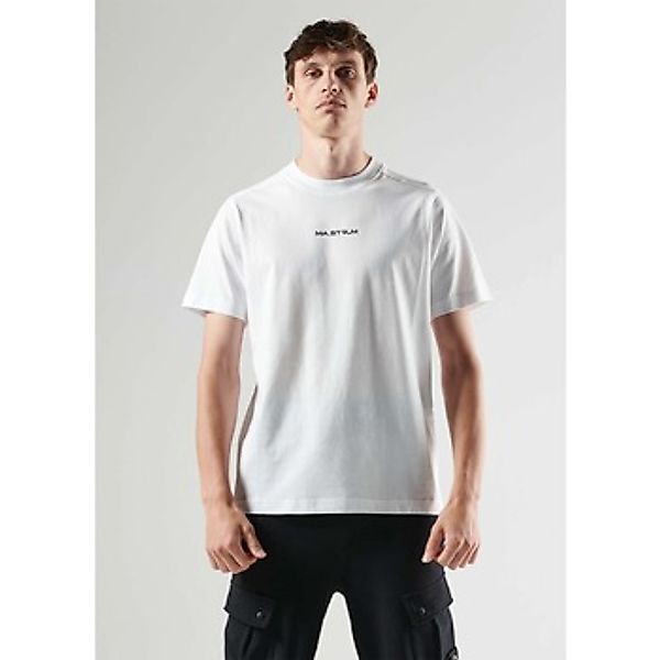 Ma.strum  T-Shirts & Poloshirts Mastrum tee - optic white günstig online kaufen