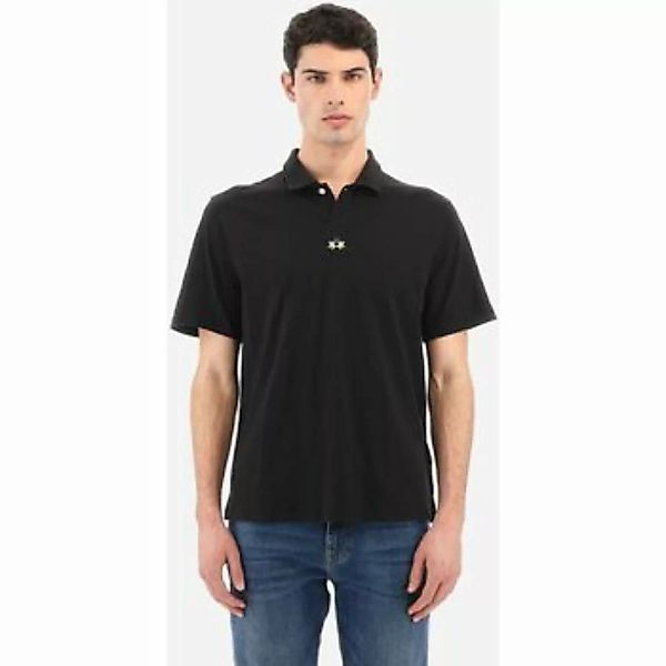 La Martina  T-Shirts & Poloshirts CCMP05 JS259-09999 BLACK günstig online kaufen