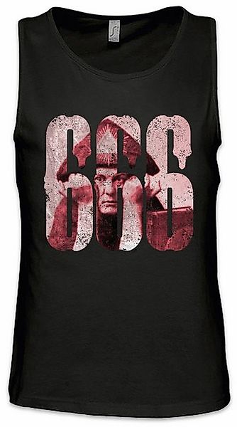 Urban Backwoods Tanktop 666 Aleister Crowley Ärmelloses T-Shirt Number Of T günstig online kaufen
