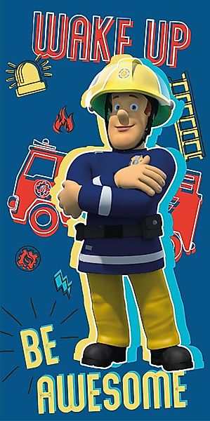 Fireman Sam Strandtuch Fireman Sam Badetuch günstig online kaufen