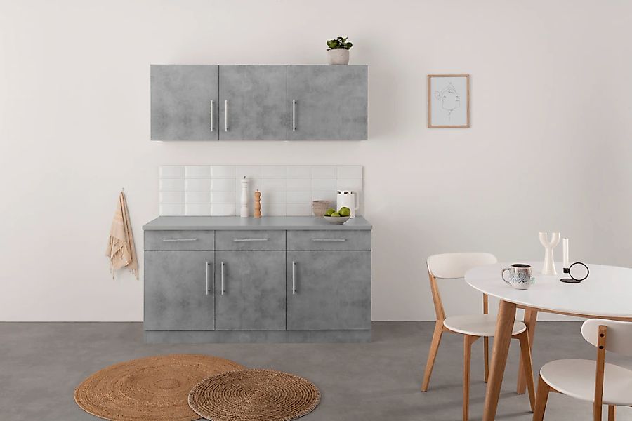 wiho Küchen Pantryküche »"Cali"«, ohne E-Geräte, Breite 160 cm günstig online kaufen