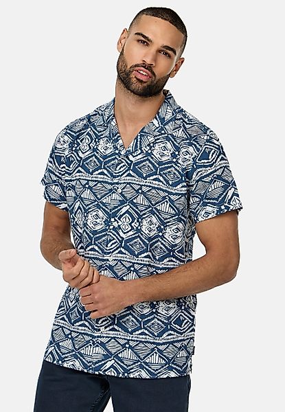 Indicode Kurzarmhemd INFrey (1-tlg) sommerliches Freizeithemd günstig online kaufen