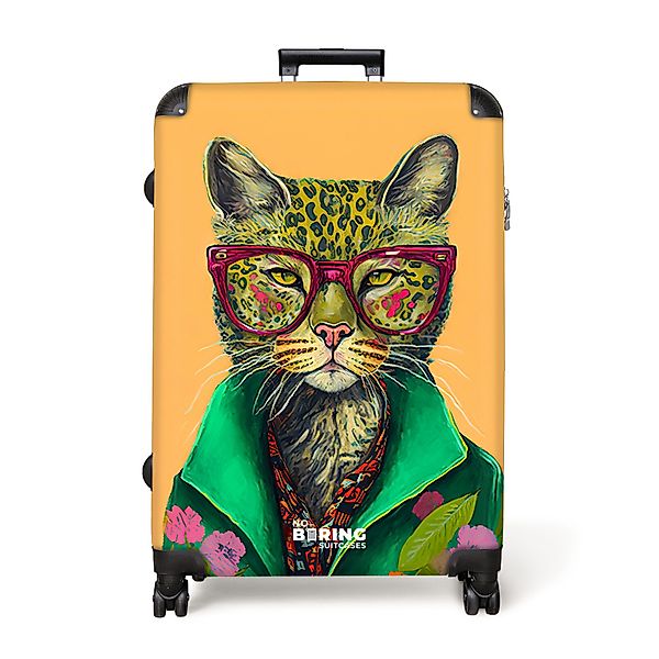 NoBoringSuitcases.com© Hartschalen-Trolley Tiere - Katze - günstig online kaufen