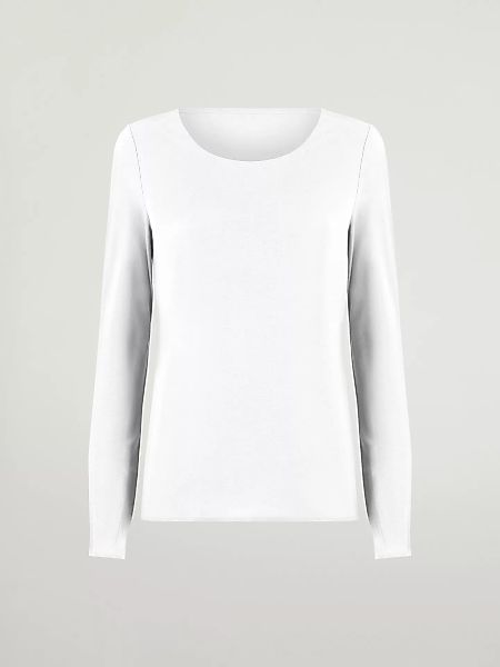 Wolford - Jersey Top Long Sleeves, Frau, white, Größe: S günstig online kaufen