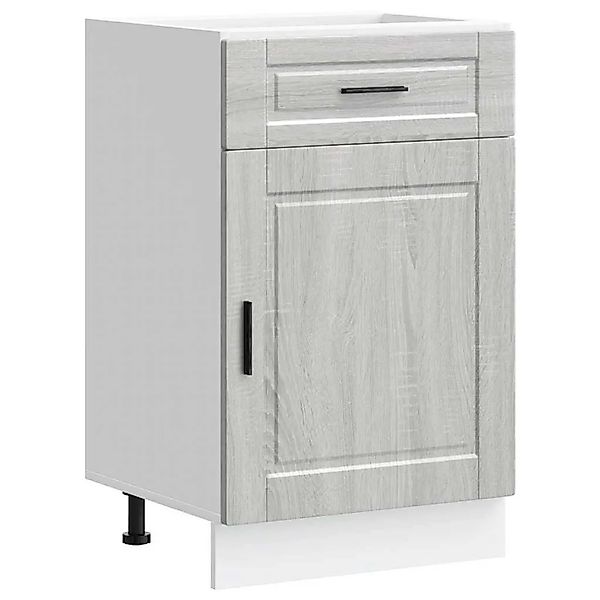 vidaXL Küchenunterschrank Porto Grau Sonoma Holzwerkstoff 853963 günstig online kaufen