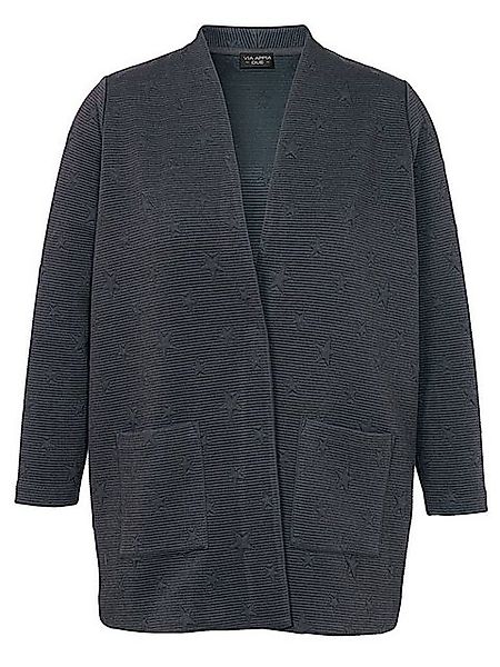 VIA APPIA DUE Longstrickjacke mit gestreiftem Muster günstig online kaufen