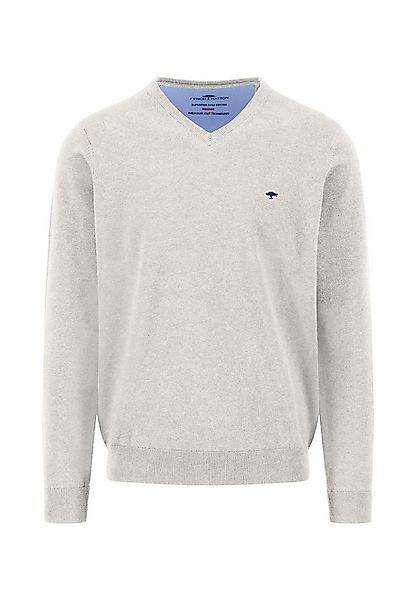 FYNCH-HATTON Strickpullover - klassischer Strickpullover mit V-Ausschnitt - günstig online kaufen