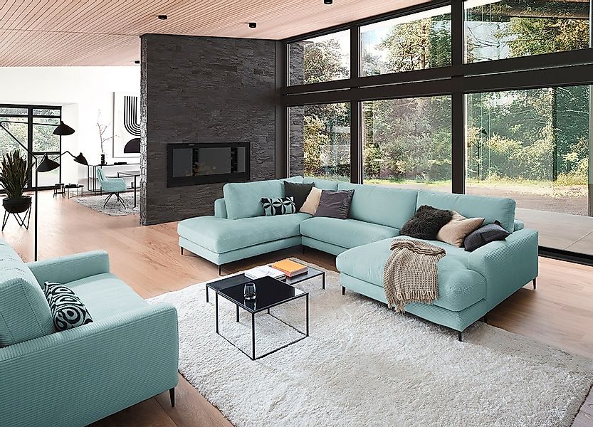 INOSIGN Wohnlandschaft »Downtown XXL B/T/H: 341/223/84 cm Loungemöbel zum R günstig online kaufen