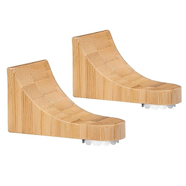Navaris Seifenschale 2x selbstklebend Magnetseifenhalter Bambus günstig online kaufen