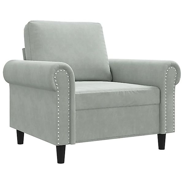 vidaXL Sofa Sessel Hellgrau 60 cm günstig online kaufen
