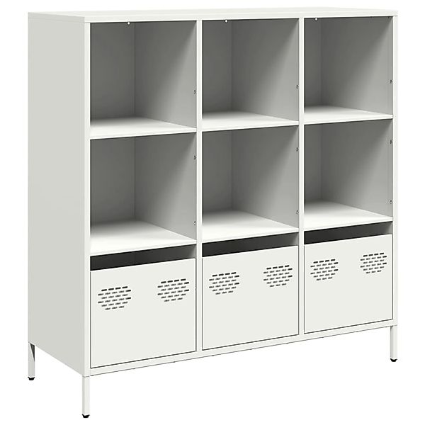 vidaXL Highboard Weiß 101,5x39x103,5 cm Stahl 851393 günstig online kaufen