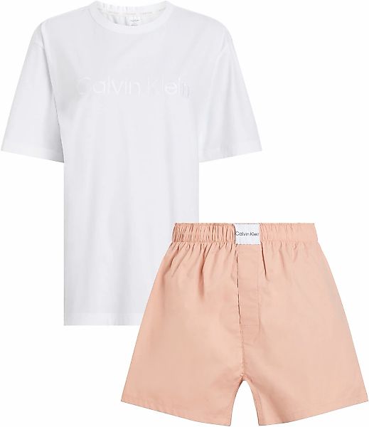 Calvin Klein Underwear Pyjama "S/S SHORT SET", (Set, 2 tlg.), mit Logostick günstig online kaufen