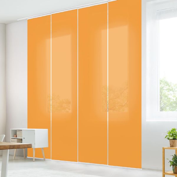 Bilderdepot24 Schiebegardine modern Flächenvorhang blickdicht Mango günstig online kaufen