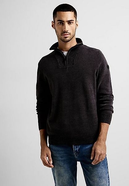 STREET ONE MEN Strickpullover in Melange Optik günstig online kaufen