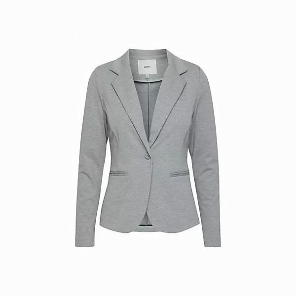 Ichi Jackenblazer grau regular fit (Weiblich, 1-tlg) günstig online kaufen