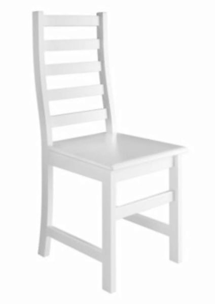 Erst-Holz® Weißer Stuhl Eris Küchenstuhl Massivholzstuhl Esszimmerstuhl wei günstig online kaufen