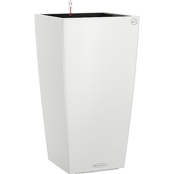 Lechuza® Pflanzkübel Cubico Color 22 - weiss matt AIO Komplettset günstig online kaufen