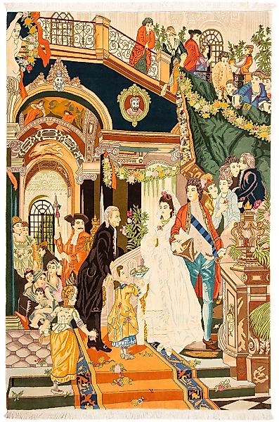 morgenland Orientteppich »Perser - Täbriz - Royal - 290 x 198 cm - mehrfarb günstig online kaufen