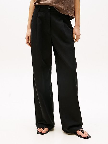 Tommy Hilfiger Webhose TENCEL LINEN WIDE LEG PANT günstig online kaufen