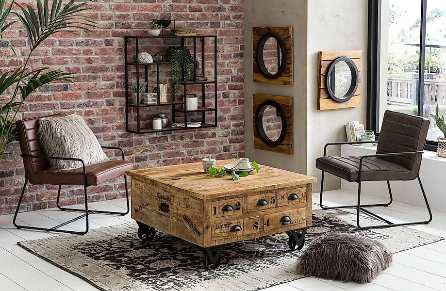 SIT Couchtisch Rustic, im factory design, Breite 90 cm, Shabby Chic, Vintag günstig online kaufen