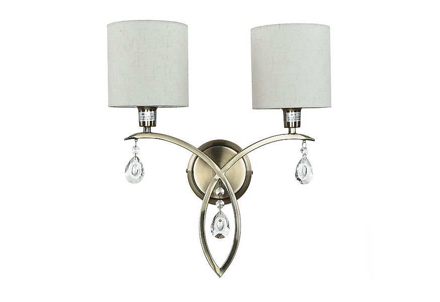 Licht-Erlebnisse Wandleuchte KENZIE, ohne Leuchtmittel, 2-flammig in Messin günstig online kaufen