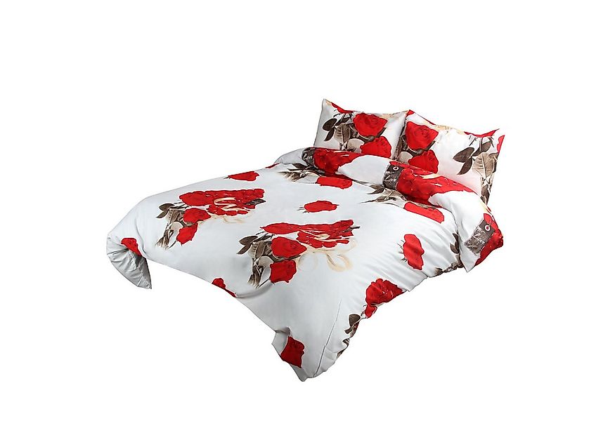 HOMELUX Bettwäsche 220x240 4teilig Bettbezüge 200x220 1er Set mit 50x70 2er günstig online kaufen